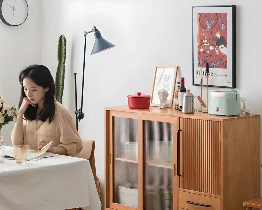 narrow sideboard cabinet